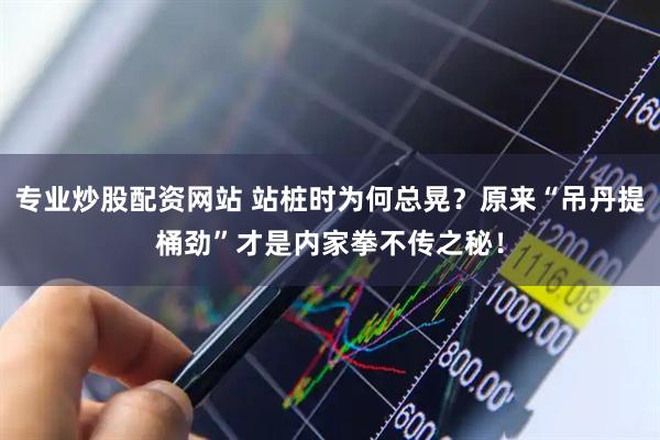 专业炒股配资网站 站桩时为何总晃？原来“吊丹提桶劲”才是内家拳不传之秘！